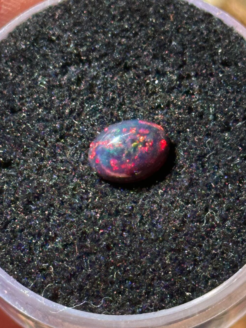 Natural Welo Black Opal *Dragon's Fire*
